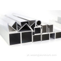 Perfis gerais padrão de alumínio ângulo de tubo redondo quadrado